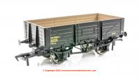 906010 Rapido D1347 5 Plank Open Wagon - BR Black number DS14157